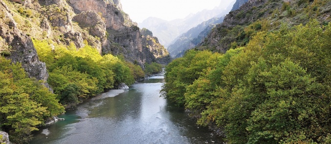 River Aoos in Northern Pindos. An unspoilt paradise from many aspects.