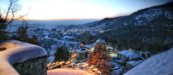 The Christmas custom of the “flaming yew” in the region of Epirus